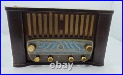 Minerva 561 Vintage Tube Radio Untested, For Parts/Repair