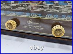 Minerva 561 Vintage Tube Radio Untested, For Parts/Repair