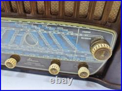 Minerva 561 Vintage Tube Radio Untested, For Parts/Repair