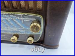 Minerva 561 Vintage Tube Radio Untested, For Parts/Repair
