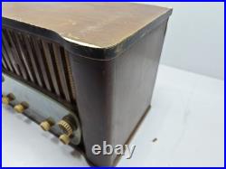 Minerva 561 Vintage Tube Radio Untested, For Parts/Repair