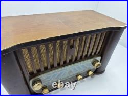 Minerva 561 Vintage Tube Radio Untested, For Parts/Repair