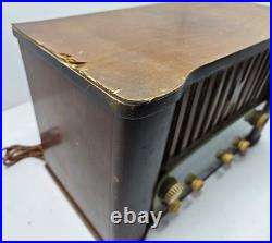 Minerva 561 Vintage Tube Radio Untested, For Parts/Repair