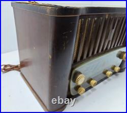 Minerva 561 Vintage Tube Radio Untested, For Parts/Repair