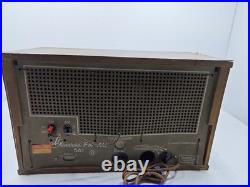 Minerva 561 Vintage Tube Radio Untested, For Parts/Repair