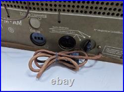 Minerva 561 Vintage Tube Radio Untested, For Parts/Repair