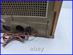 Minerva 561 Vintage Tube Radio Untested, For Parts/Repair