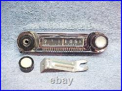 Mint 1961 1966 Ford Truck Radio Face Plate withMisc Parts