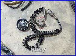 Miscellaneous vintage radio microphone wires parts police knucklehead Panhead