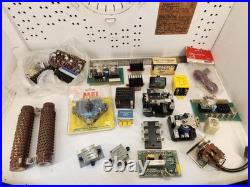 Mixed Electronics Lot Relays RF Parts Splitters Switches Untested Vintage
