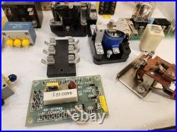 Mixed Electronics Lot Relays RF Parts Splitters Switches Untested Vintage