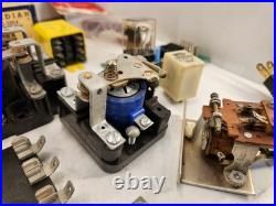 Mixed Electronics Lot Relays RF Parts Splitters Switches Untested Vintage