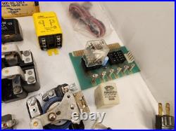 Mixed Electronics Lot Relays RF Parts Splitters Switches Untested Vintage