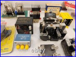 Mixed Electronics Lot Relays RF Parts Splitters Switches Untested Vintage