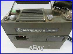 Motorola Handie Talkie FM Radio PT400 Portable Vintage For Parts Untested