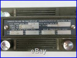 Motorola Handie Talkie FM Radio PT400 Portable Vintage For Parts Untested