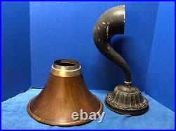 Music Master Wood 14 As Is HORN, BRISTOL SUPER-S Base, Gooseneck, Original PARTS