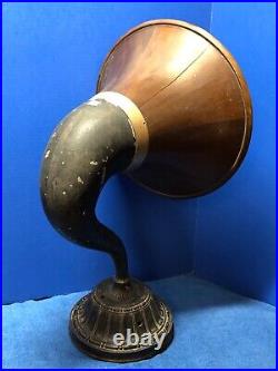 Music Master Wood 14 As Is HORN, BRISTOL SUPER-S Base, Gooseneck, Original PARTS