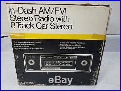 N. O. S. Vintage J. C. Penny In-Dash Stereo Radio With 8Track Car Stereo