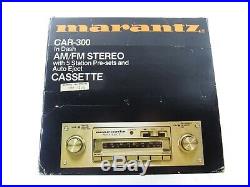 NEW Marantz CAR-300 AM/FM Radio & Stereo Audio Cassette Receiver Player Vintage