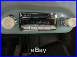 NEW Vintage look Becker style PORSCHE 356 AM FM iPod Car Radio with IVORY Knobs