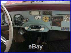 NEW Vintage look Becker style PORSCHE 356 AM FM iPod Car Radio with IVORY Knobs