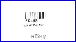 NOS OEM GM Vintage AM Radio Head Unit 16124855 Chevy S10 GMC S15 1985-1992