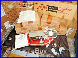 NOS OEM TOYOTA Vintage Radio Kit Antenna Speaker Brackets FJ40 FJ55 Land Cruiser