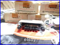 NOS OEM TOYOTA Vintage Radio Kit Antennia Brackets Speaker FJ40 FJ55 Landcruiser