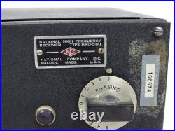 National HRO-5AT1 Vintage Ham Radio Receiver (parts unit, untested)