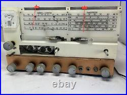 National NC100 vintage TUBE Ham Radio General Receiver Parts Project As Is