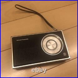 National Panasonic R-1241 MW AM Radio Vintage Japan Showa Era Retro Parts Junk