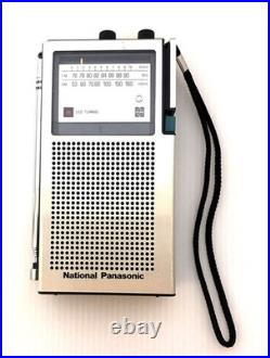 National Panasonic RF-517 Portable AM FM Radio Vintage Japan AS-IS For Parts