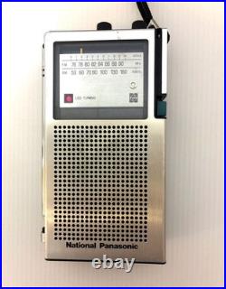 National Panasonic RF-517 Portable AM FM Radio Vintage Japan AS-IS For Parts