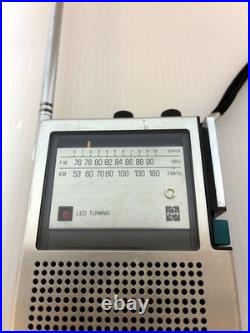 National Panasonic RF-517 Portable AM FM Radio Vintage Japan AS-IS For Parts