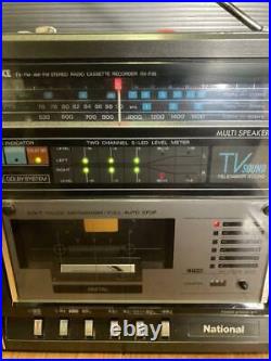 National Panasonic RX-F35 Cassette Radio Boom Box vintage Parts Or Repairs