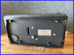 National RC-708 Flip Clock Tuning Fork Radio 1972 Vintage Retro For Parts