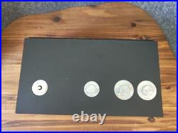 National RC-708 Flip Clock Tuning Fork Radio 1972 Vintage Retro For Parts