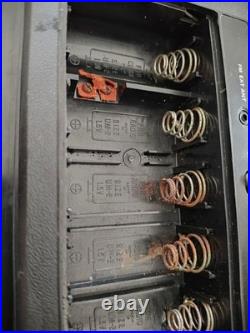National RC-708 Flip Clock Tuning Fork Radio 1972 Vintage Retro For Parts