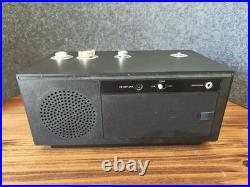 National RC-708 Flip Clock Tuning Fork Radio 1972 Vintage Retro For Parts