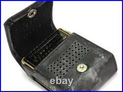 National RF-007D FM-AM Transistor Micro Radio, Black & Gold, for Parts/Repair
