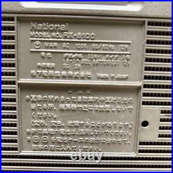National RX-5100 Stereo Radio Cassette Boombox Vintage for Repair / Parts