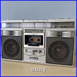 National RX-5280 Boombox Stereo Radio Cassette FM AM Vintage FOR PARTS OR REPAIR