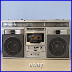 National RX-5280 Boombox Stereo Radio Cassette FM AM Vintage FOR PARTS OR REPAIR