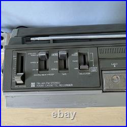National RX-5280 Boombox Stereo Radio Cassette FM AM Vintage FOR PARTS OR REPAIR