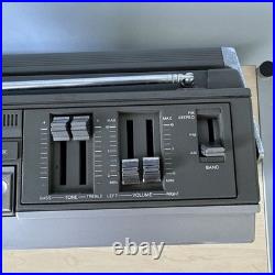 National RX-5280 Boombox Stereo Radio Cassette FM AM Vintage FOR PARTS OR REPAIR