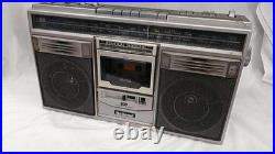 National RX-5280 Vintage Boombox Radio Cassette Recorder Japan For Parts Junk