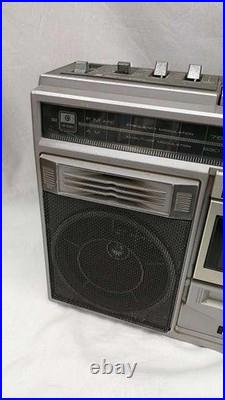 National RX-5280 Vintage Boombox Radio Cassette Recorder Japan For Parts Junk