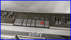 National RX-5280 Vintage Boombox Radio Cassette Recorder Japan For Parts Junk