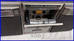 National RX-5280 Vintage Boombox Radio Cassette Recorder Japan For Parts Junk